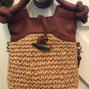 Foley and Corinna Straw Bag